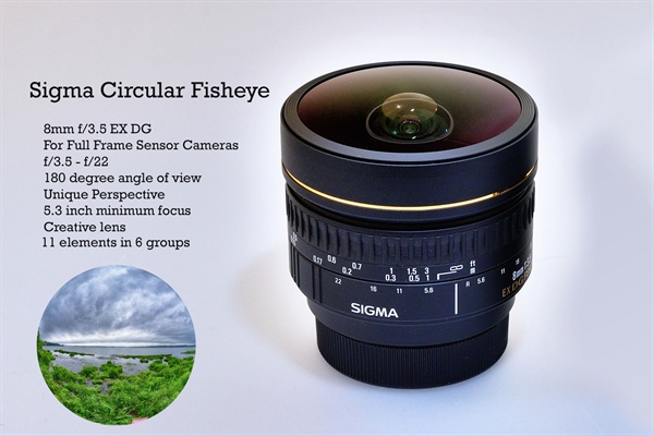 Sigma Fisheye lens 8mm f/3.5 images with review